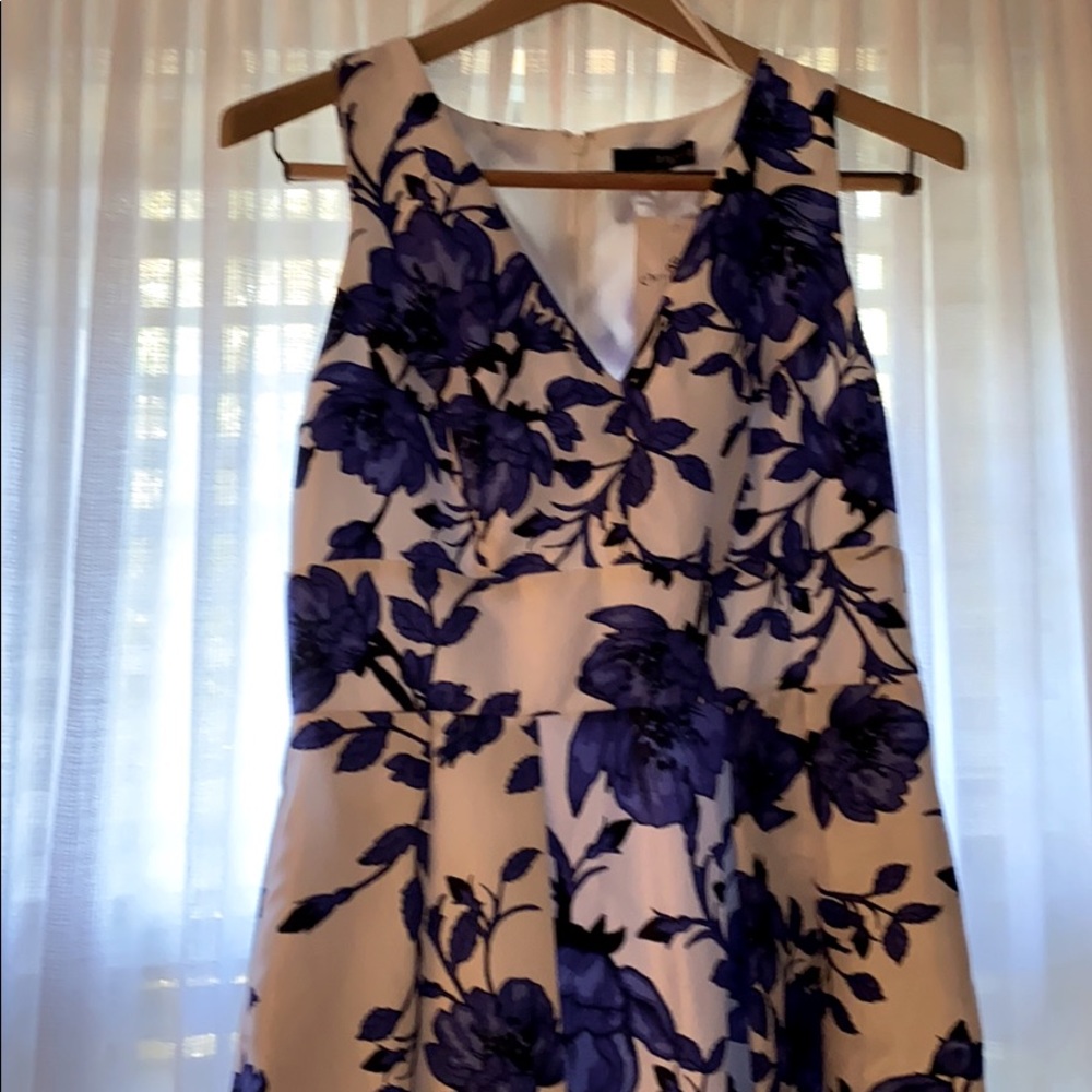 Royal blue floral gown